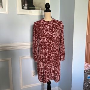 Reformation Red and White Mini Dress